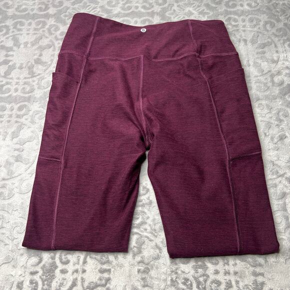 Victoria's Secret Burdundy Leggings Small - Picture 4 of 9